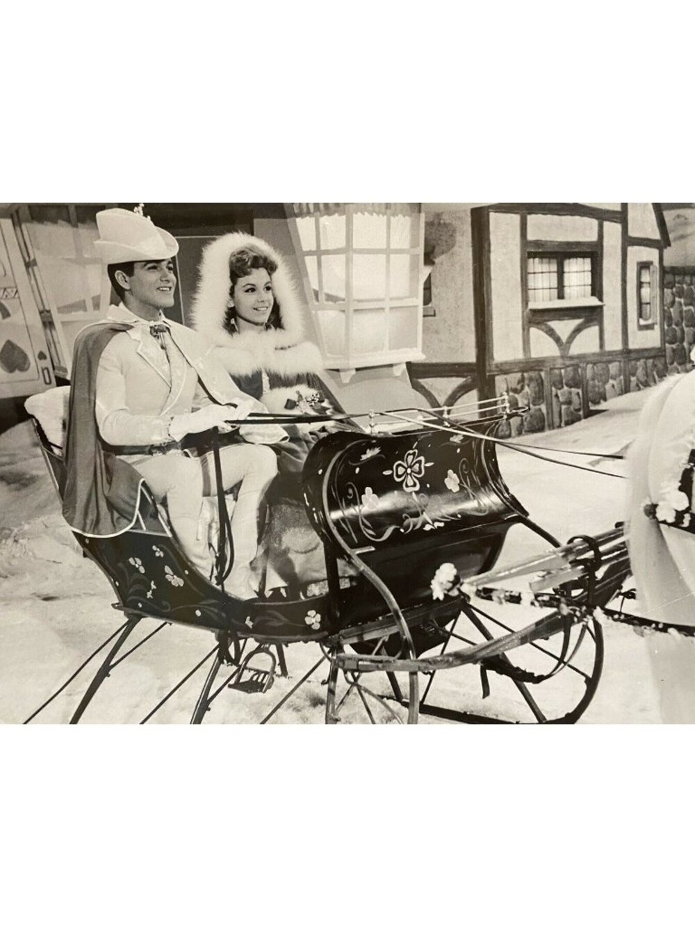 Vintage 1961 "Babes In Toyland" Annette Funicello & Tommy Sands Sleigh Movie Sti